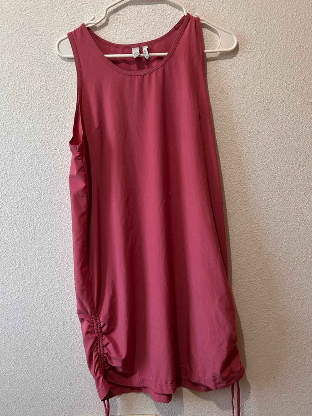 Sleeveless Ruched Hem Women's Dress